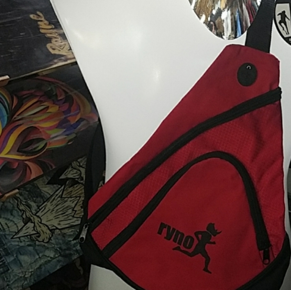 Ryno sleek and compact cross body bag.
